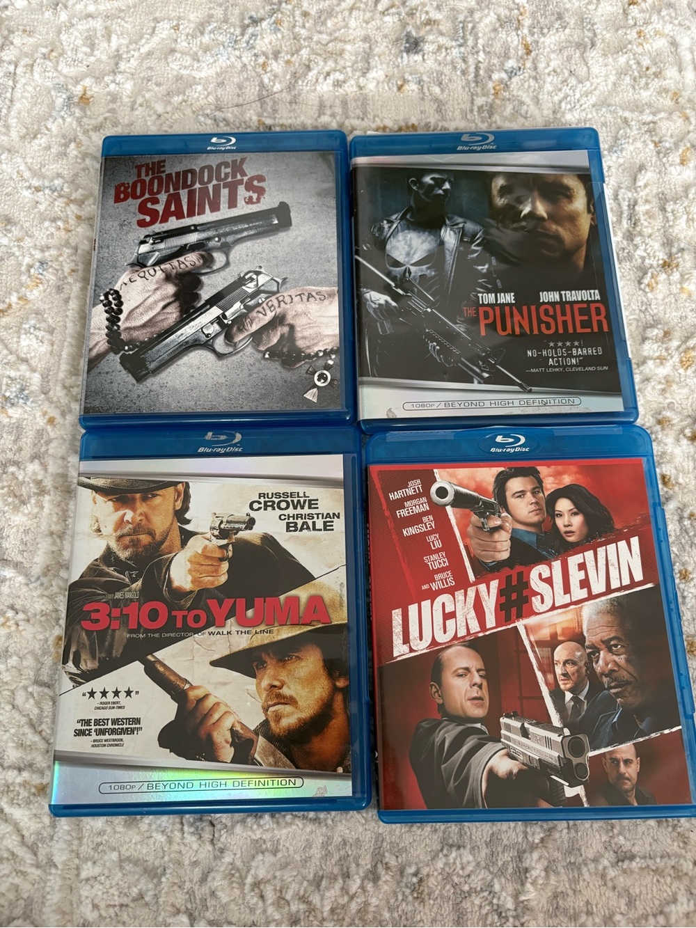 Blu-ray Movie Bundle - Assorted Action Films (Blue)